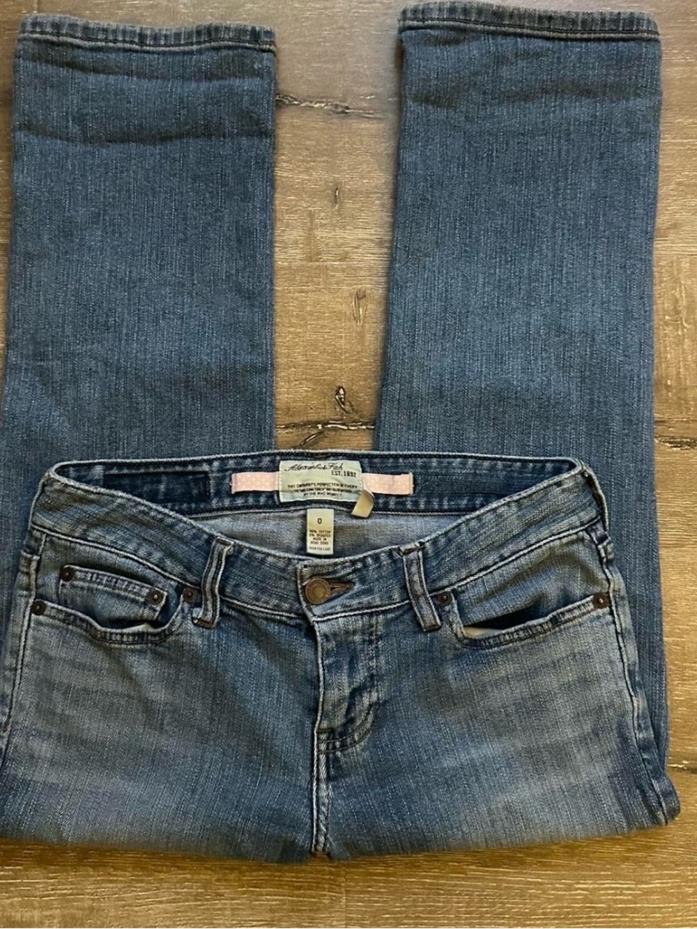 Abercrombie & Fitch Women's Medium Blue Bootcut Jeans